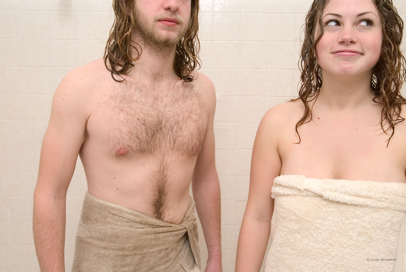 Coed co-op dorm shower tradition